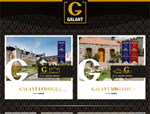 Tablet Screenshot of galant.cz
